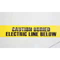 Factory supply yellow pe underground electric line warning tape